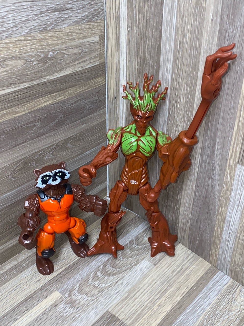 Guardian of the galaxy groot Tree Guardian & Raccoon Adventure Action Figures